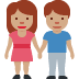 👫🏽 woman and man holding hands: medium skin tone display on Twitter